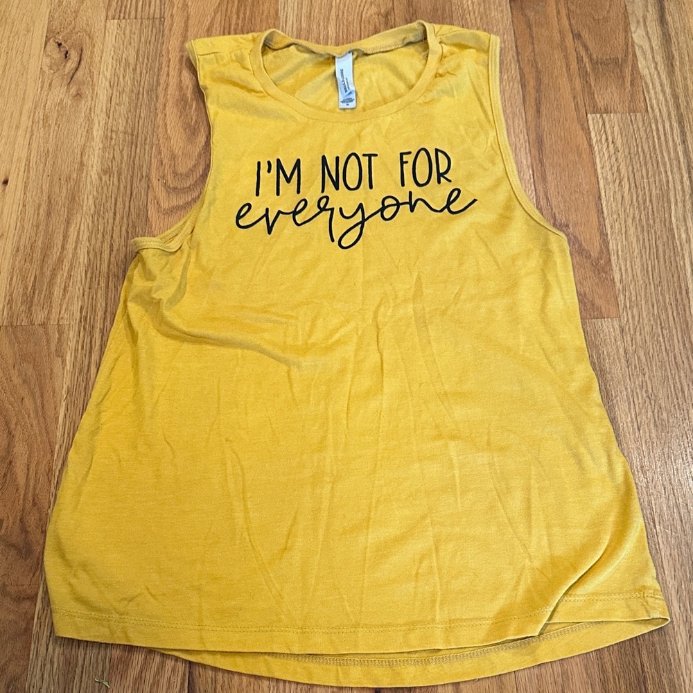 Bella Canvas | Yellow Workout Tanktop